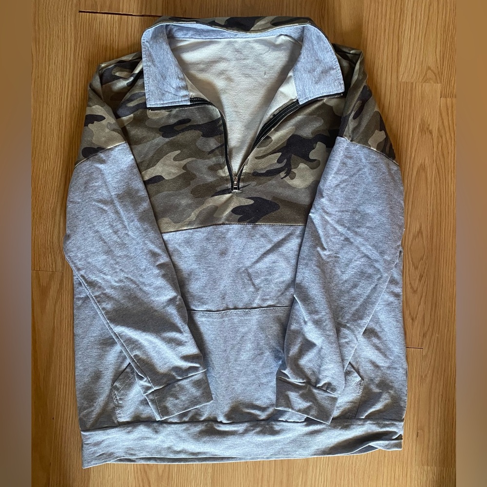 Quarter zip sweater